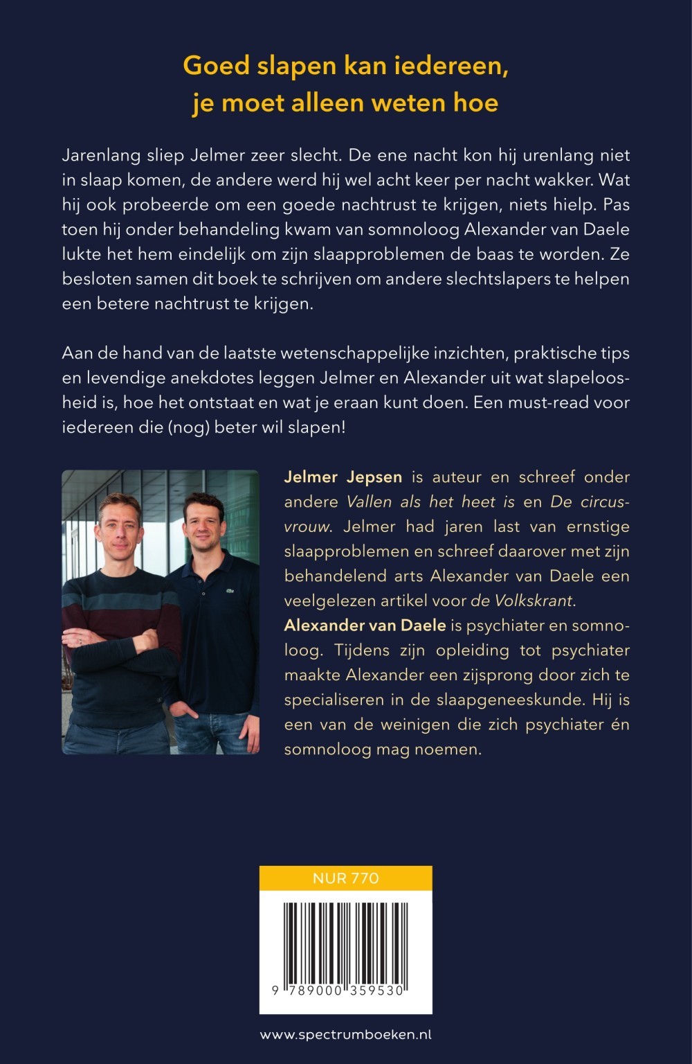 Nooit meer niet meer slapen