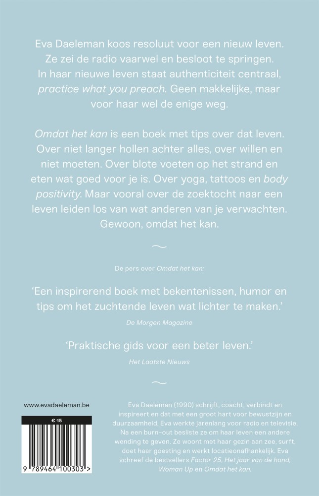 Omdat het kan