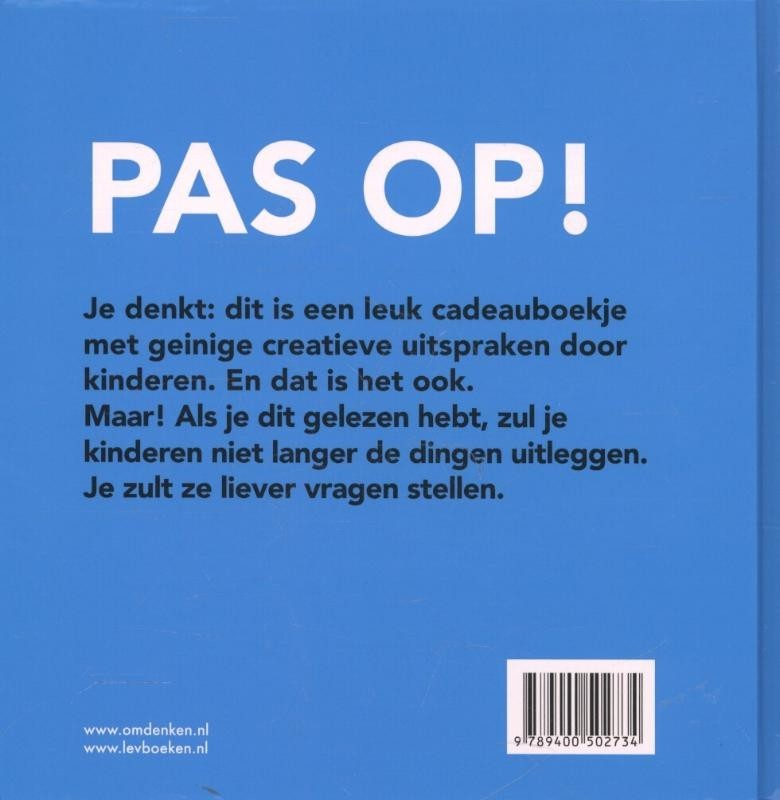 Omdenken is stom