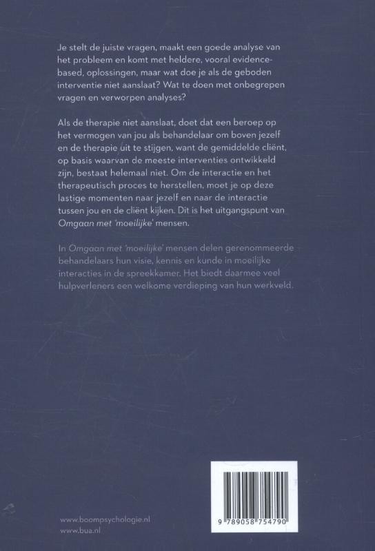 Omgaan met moeilijke mensen