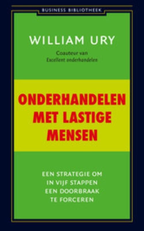 Onderhandelen met lastige mensen