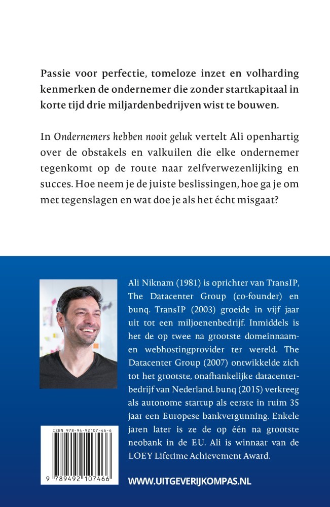 Ondernemers hebben nooit geluk