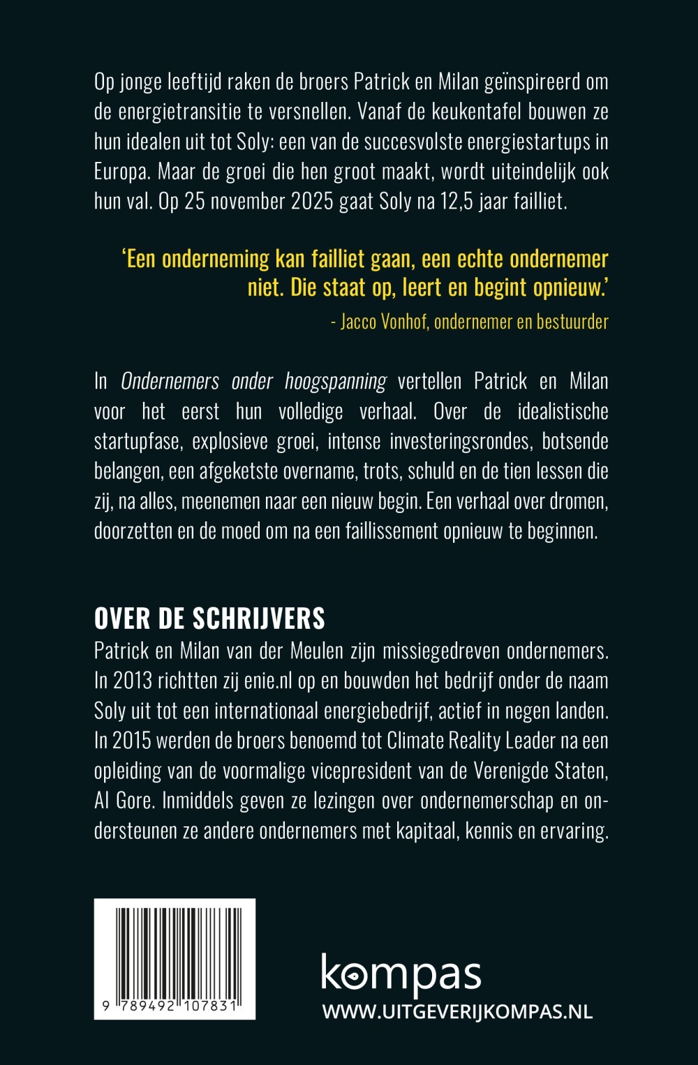 Ondernemers onder hoogspanning