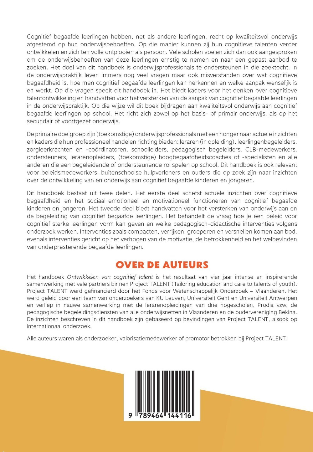 Ontwikkelen van cognitief talent