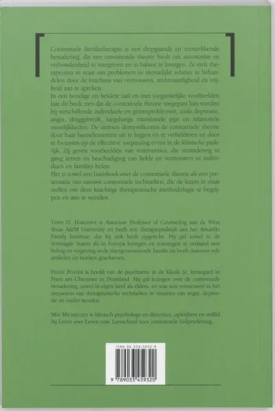 Ontwikkelingen in de contextuele therapie