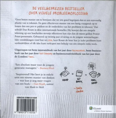 Op de achterkant van een servet