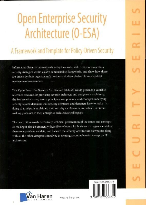 Open enterprise security architecture (O-ESA)