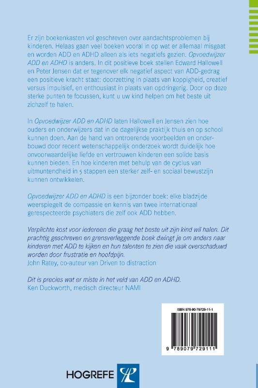 Opvoedwijzer ADD en ADHD