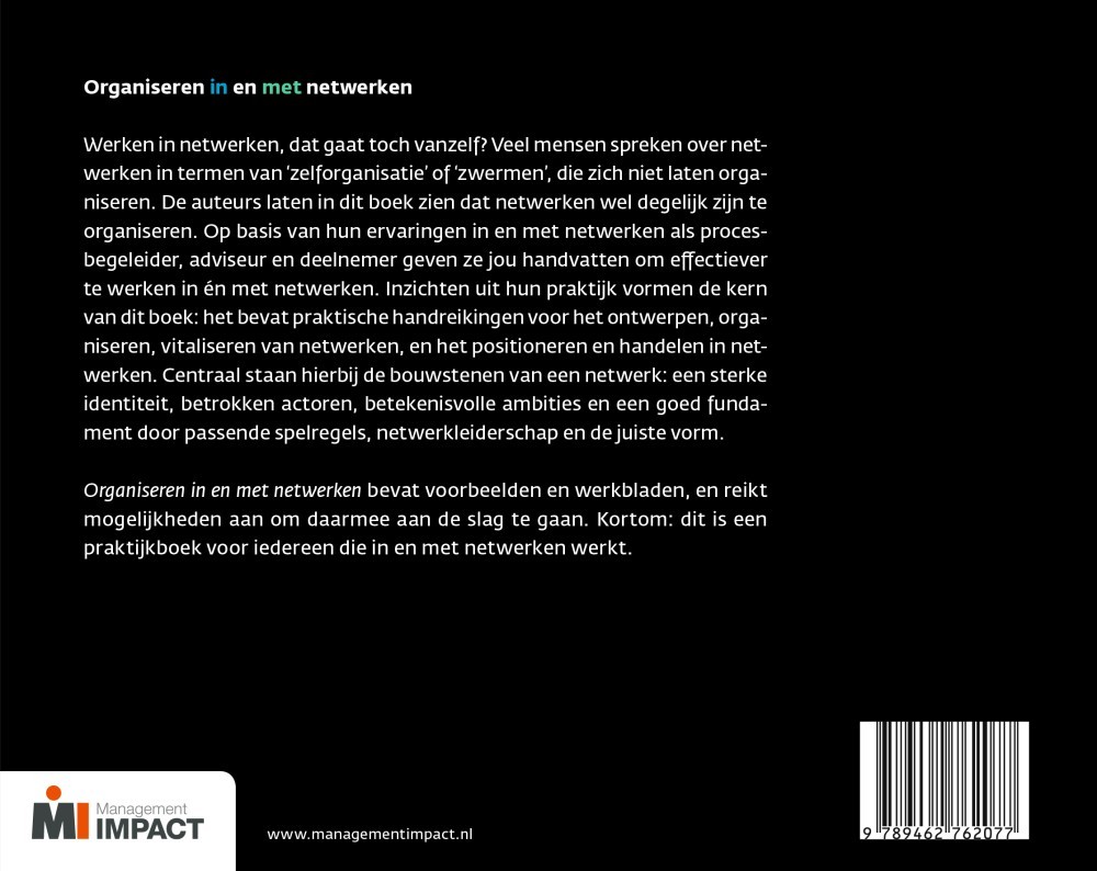 Organiseren in en met netwerken