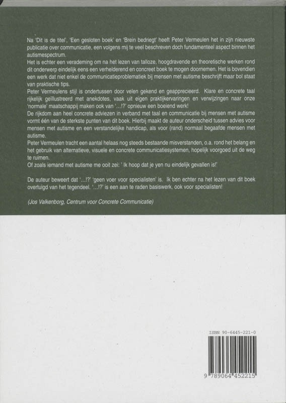 Over autisme & communicatie