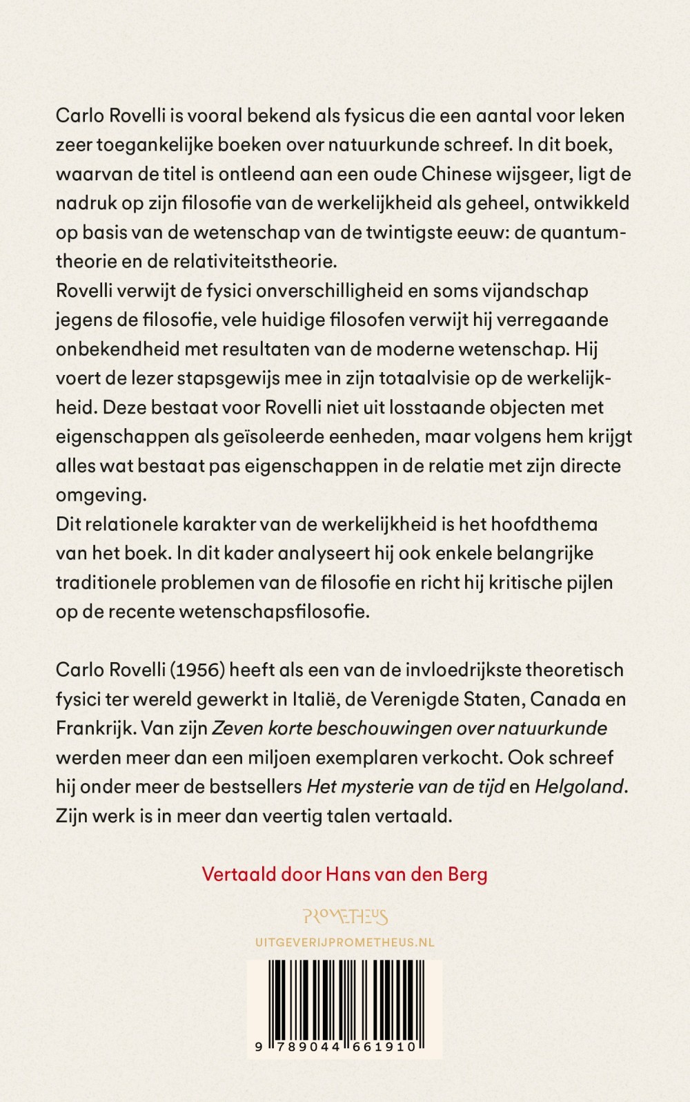 Over de gelijkheid van alle dingen