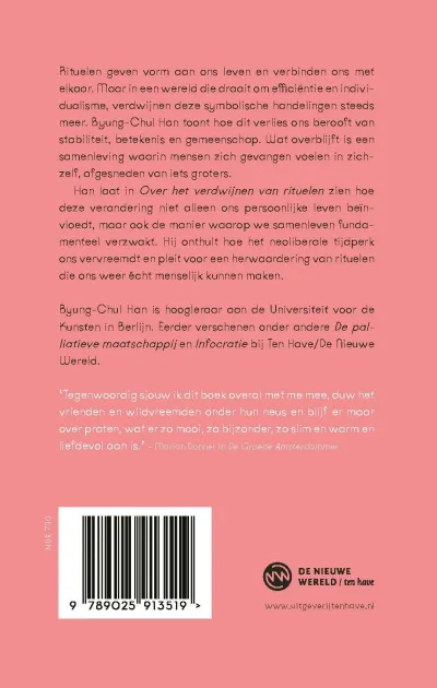 Over het verdwijnen van rituelen