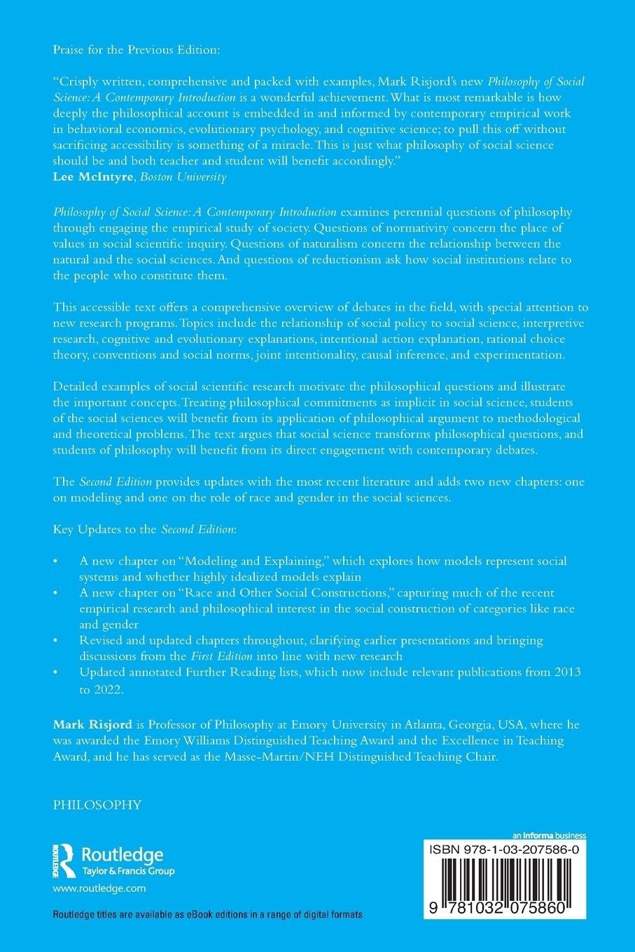 Philosophy of Social Science