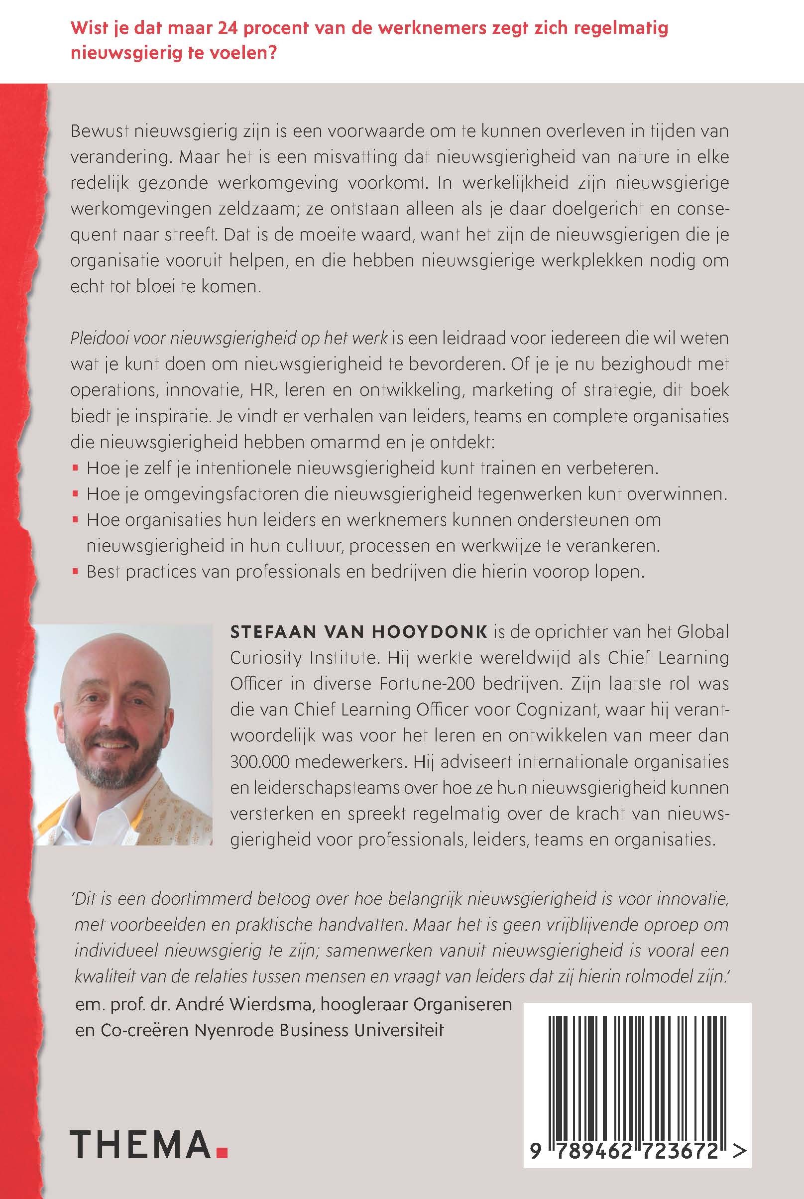 Pleidooi voor nieuwsgierigheid op het werk
