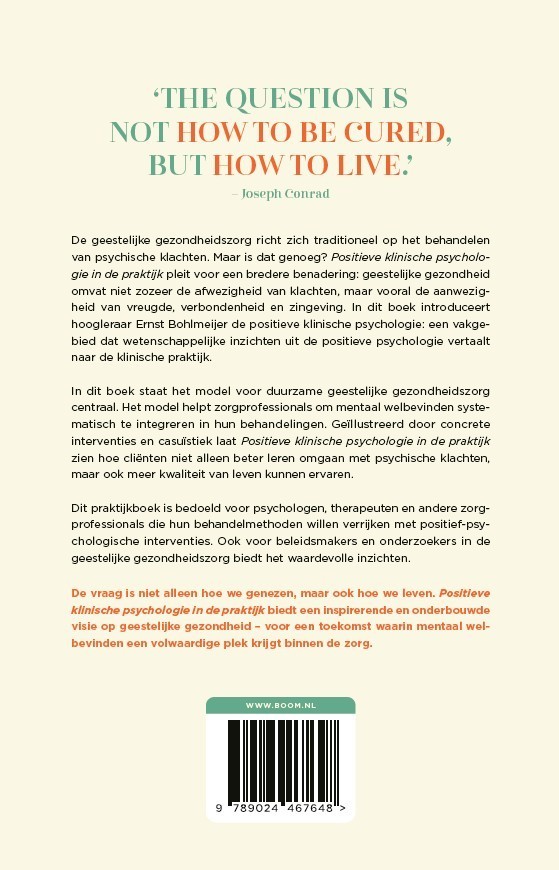 Positieve klinische psychologie in de praktijk