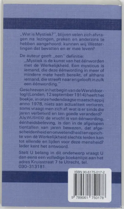 Praktische mystiek voor gewone mensen
