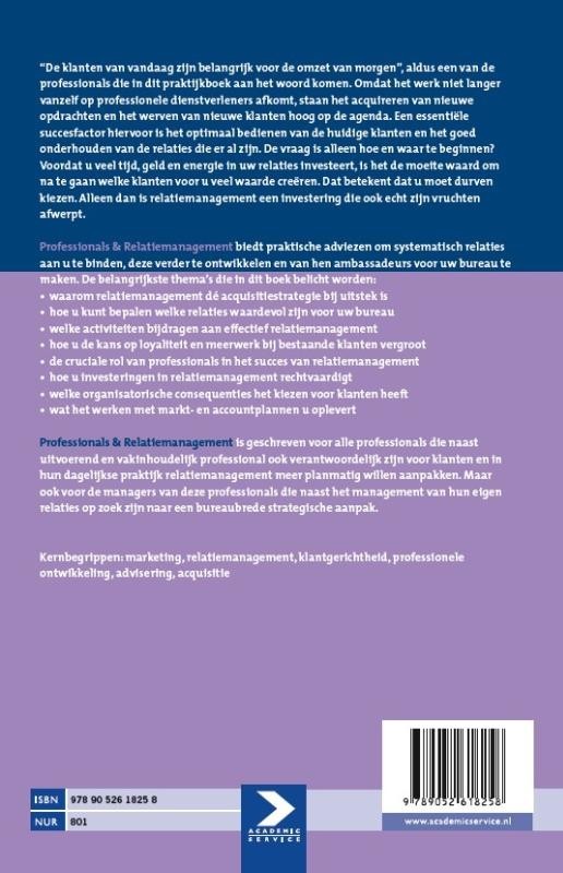 Professionals & Relatiemanagement