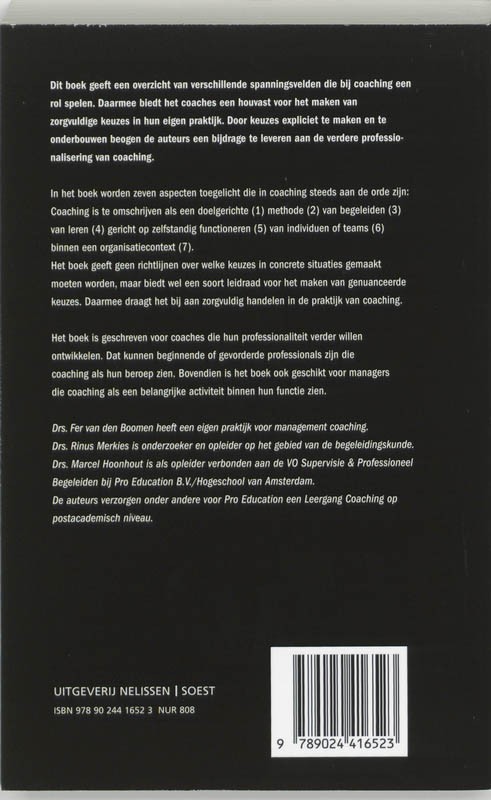 Professionele dilemma's van de coach