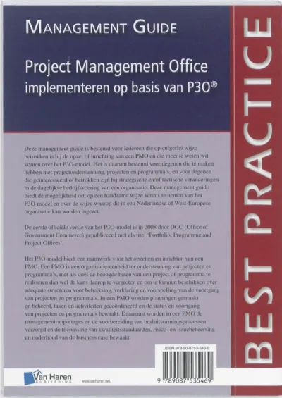 Project Management office implementeren op basis van P30
