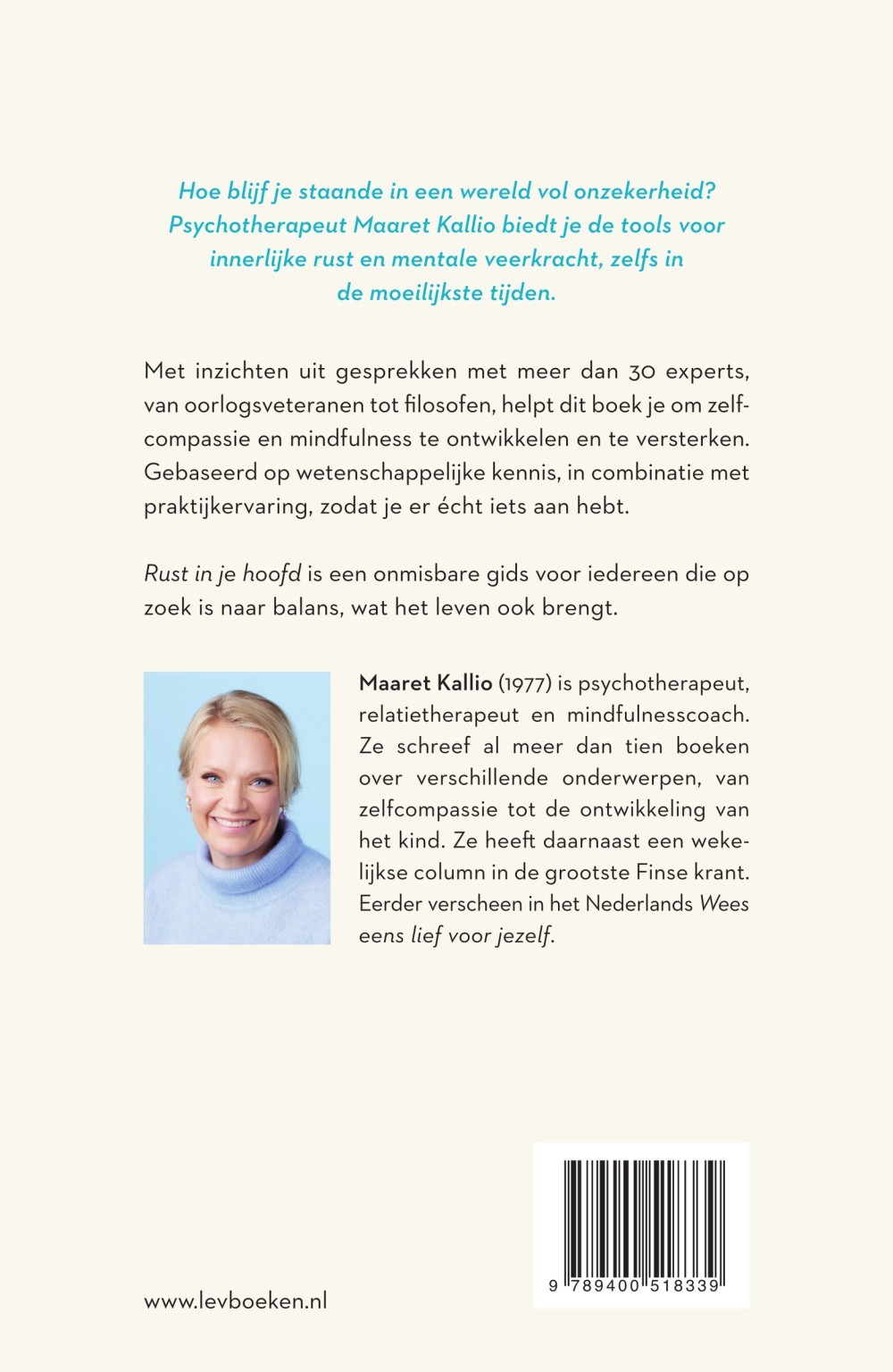 Rust in je hoofd