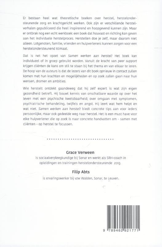 Samen werken aan herstel!