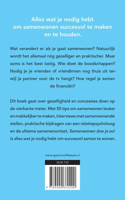 Samenwonen doe je zo!