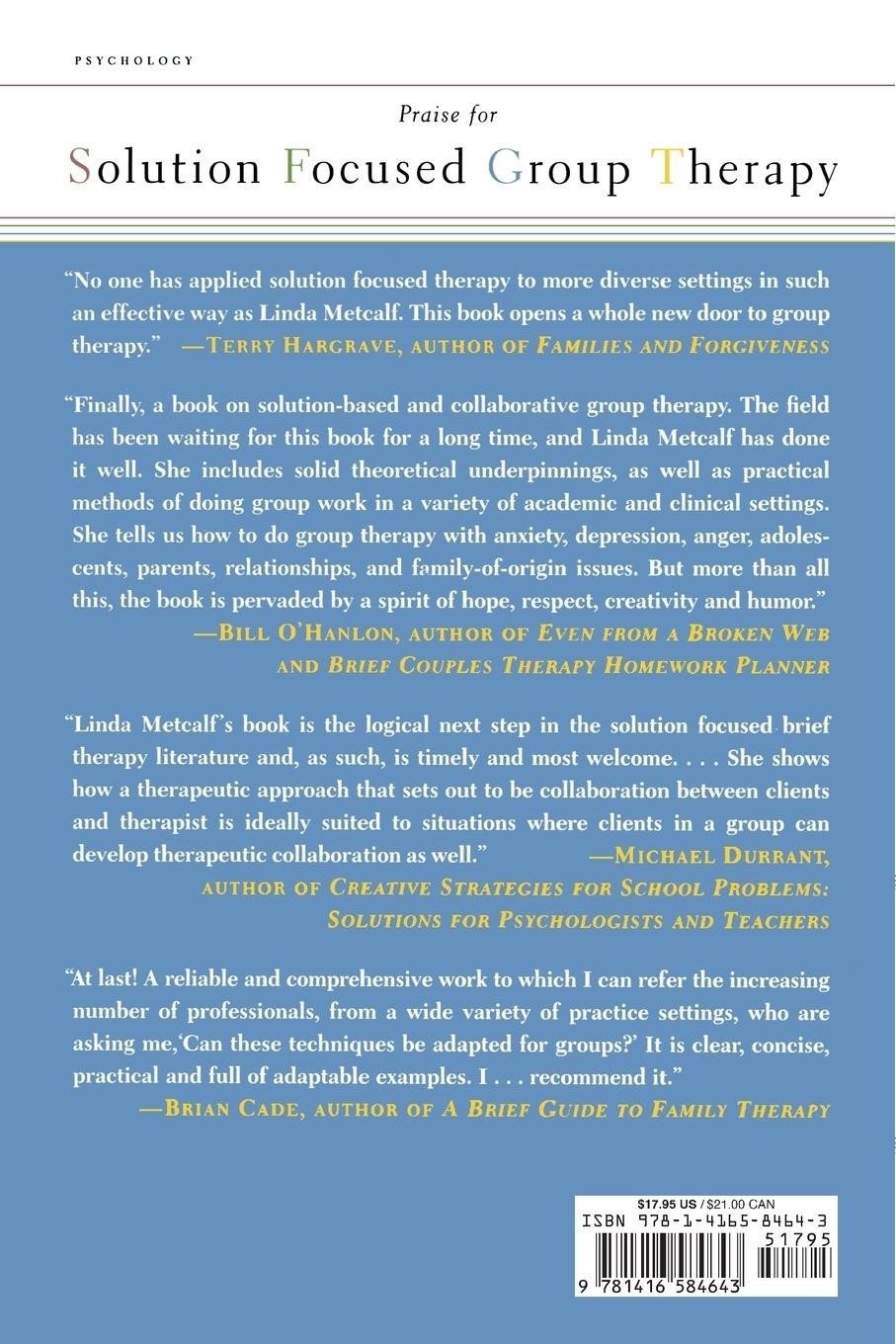 Solution Focused Group Therapy