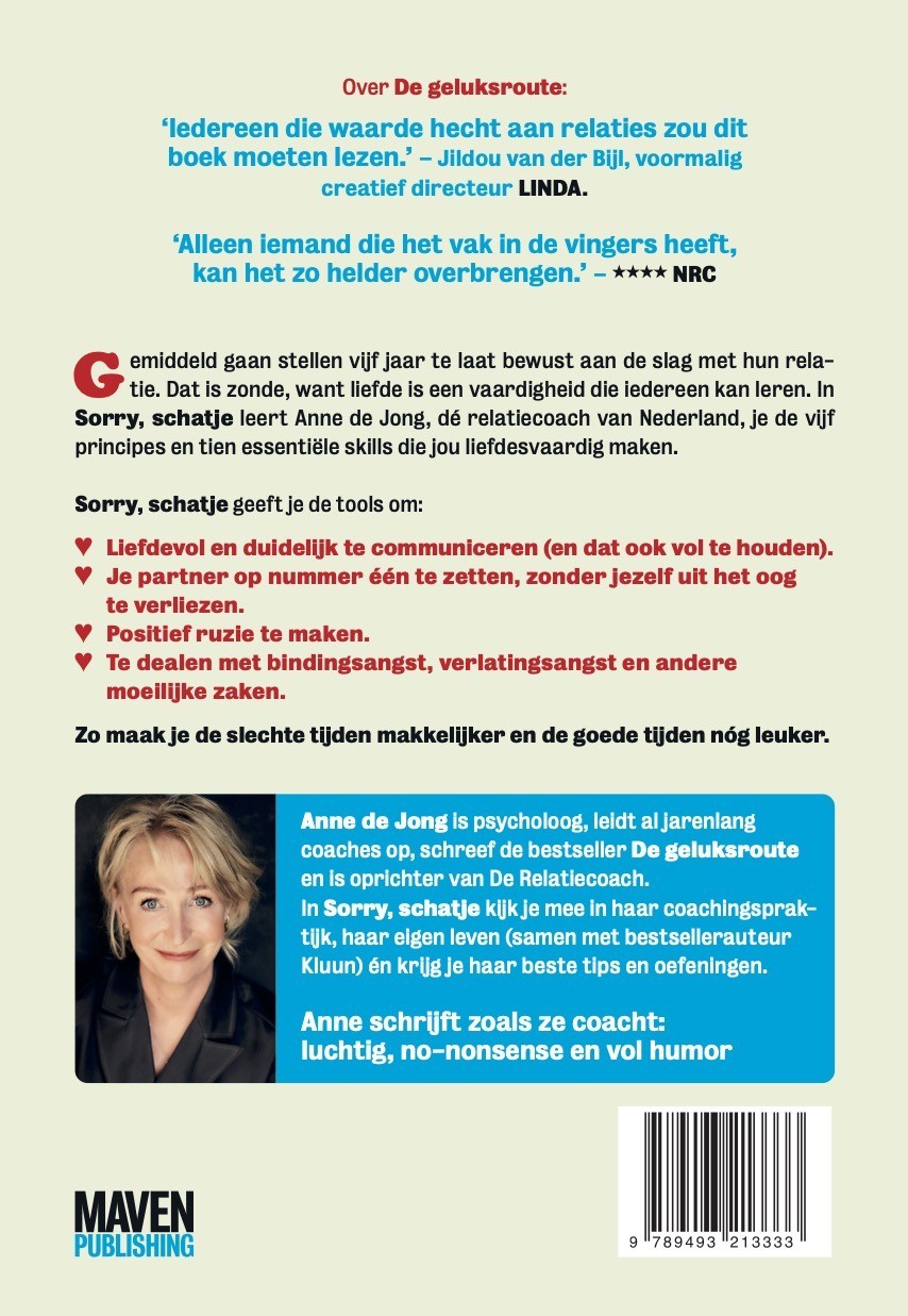 Sorry, schatje
