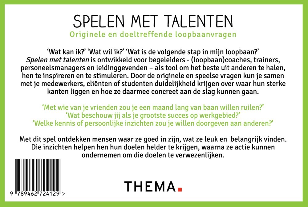 Spelen met talenten