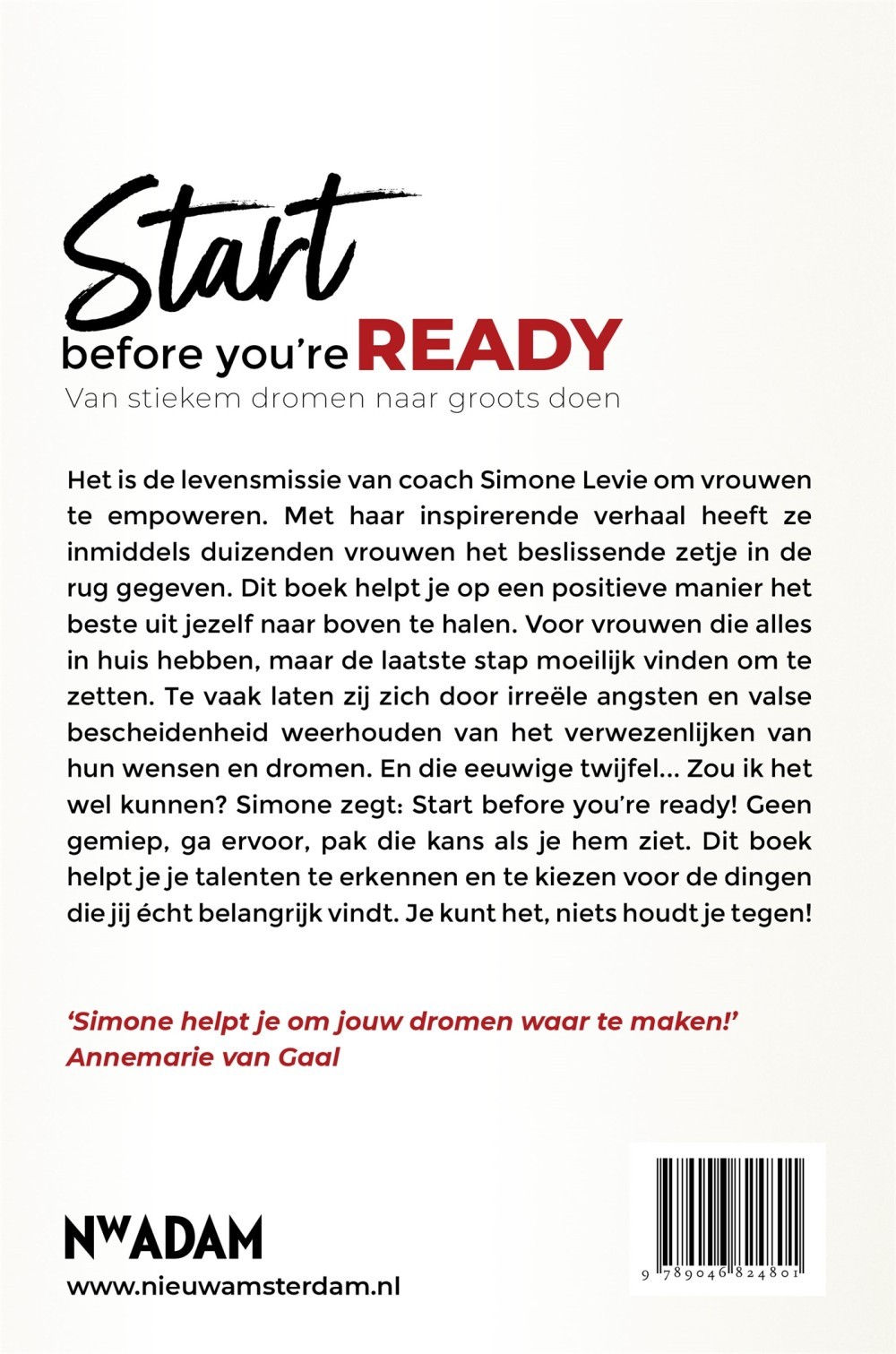 Start before you're ready