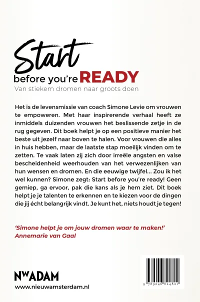 Start before you're ready