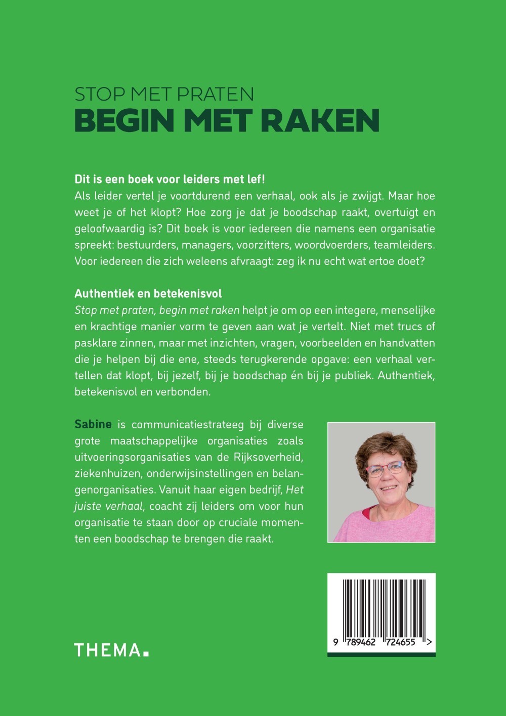 Stop met praten, begin met raken