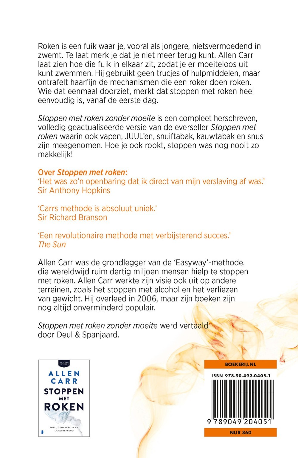 Stoppen met roken zonder moeite