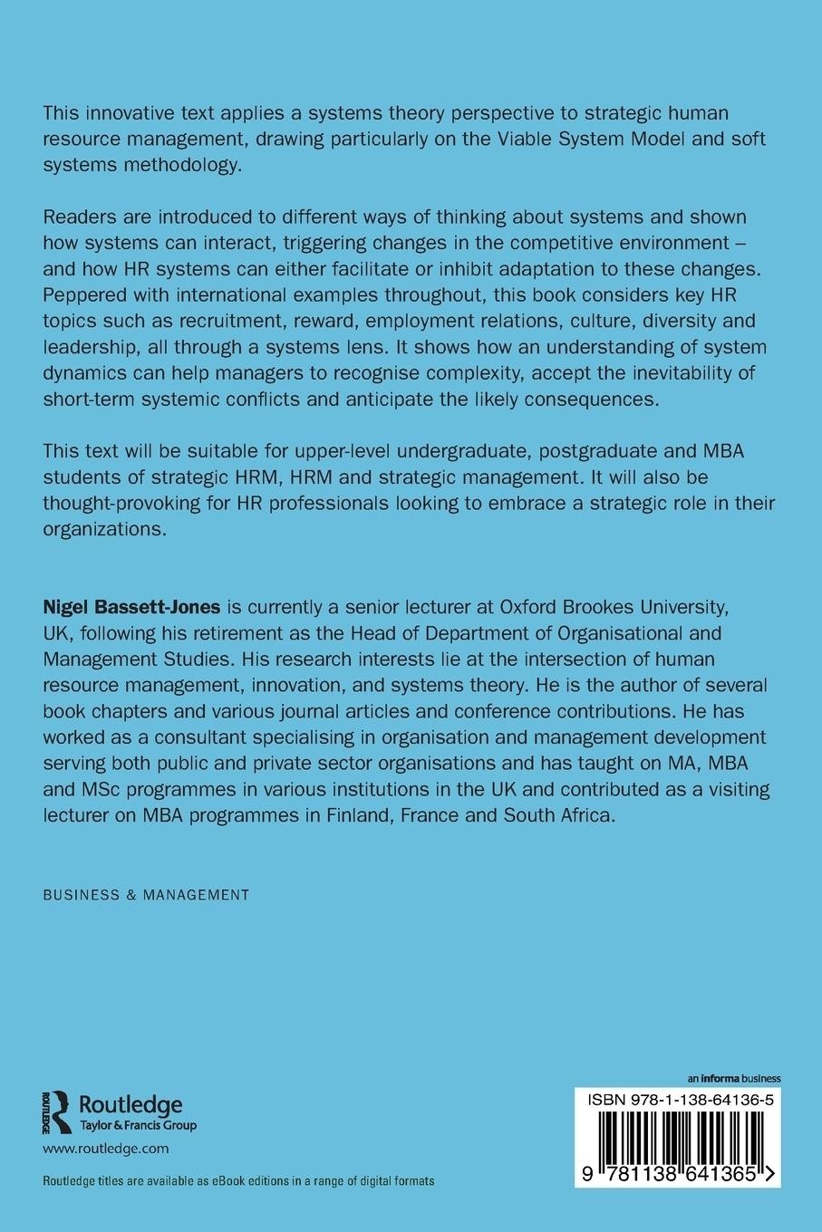 Strategic Human Resource Management