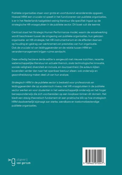 Strategisch HRM in de publieke sector
