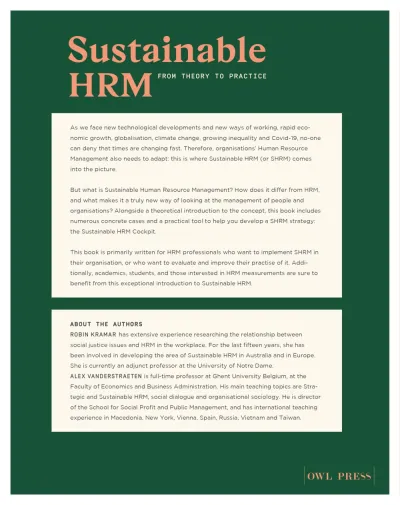 Sustainable HRM