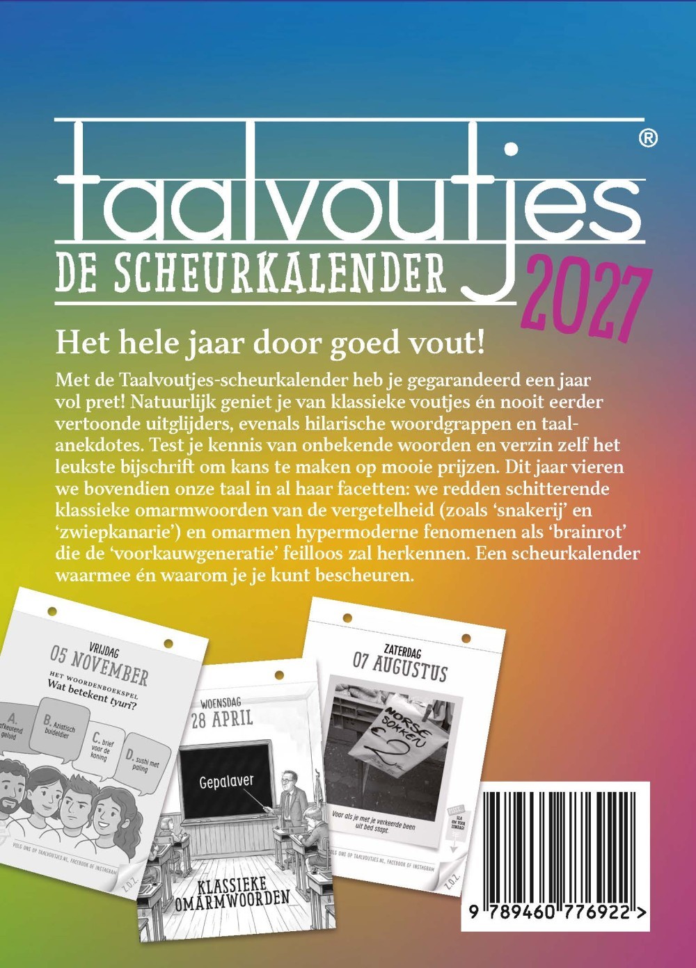 Taalvoutjes - de scheurkalender 2027
