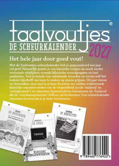 Taalvoutjes - de scheurkalender 2027
