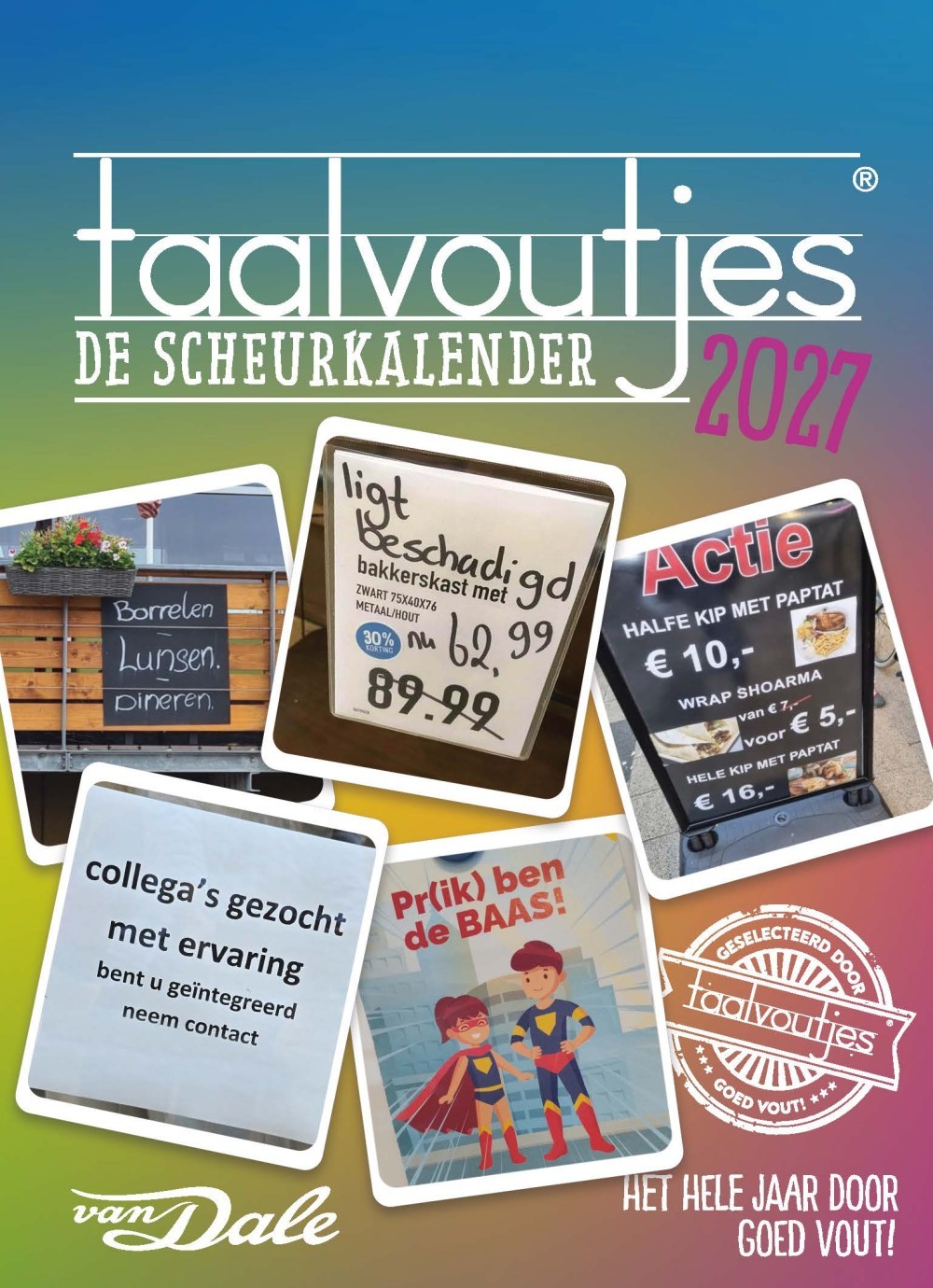 Taalvoutjes - de scheurkalender 2027