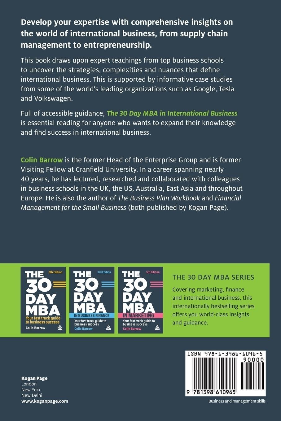 The 30 Day MBA in International Business