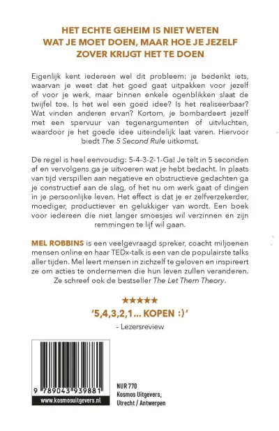 The 5 Second Rule - Nederlandse editie