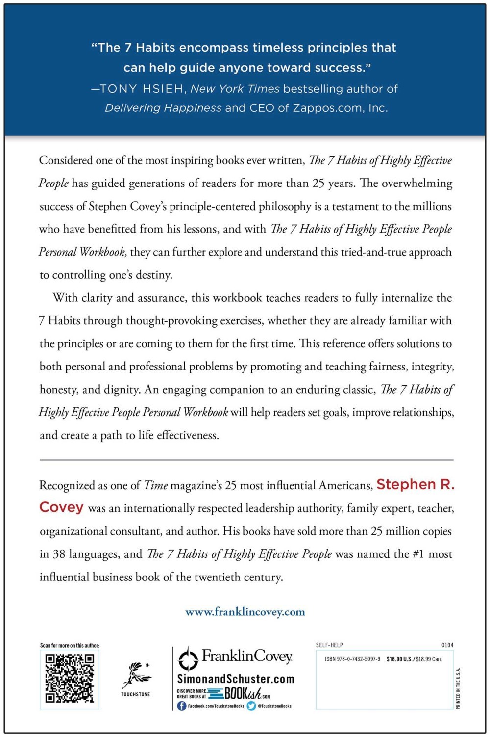 The 7 Habits of Highly Effective People Personal Workbook