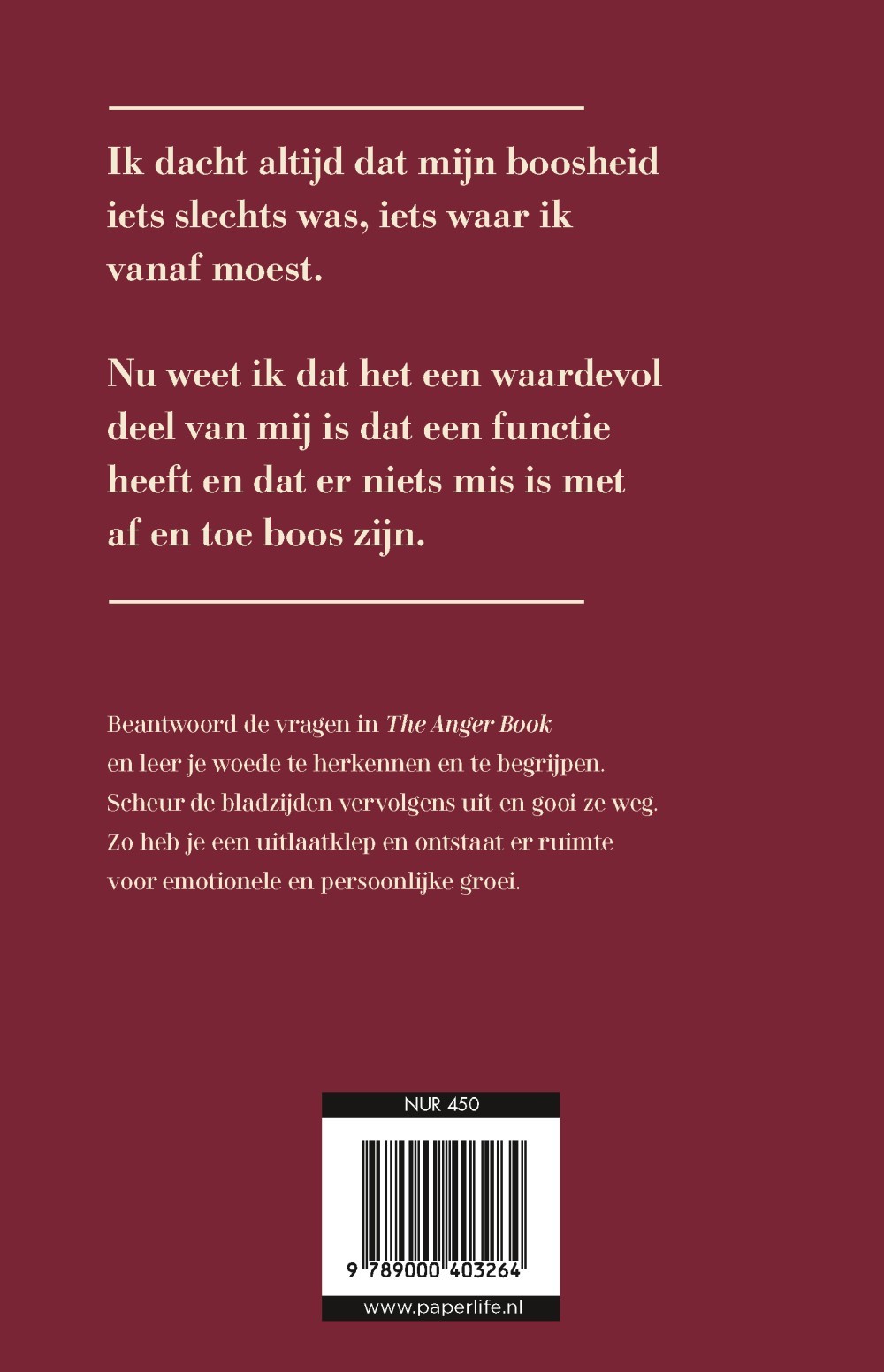 The Anger Book