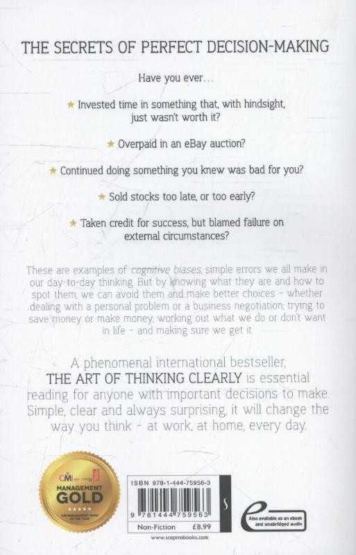 The Art of Thinking Clearly