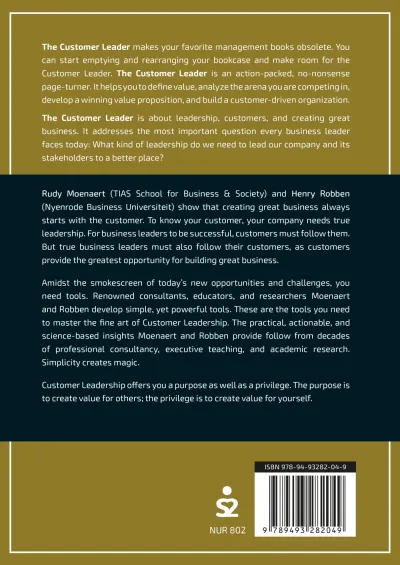 The customer leader