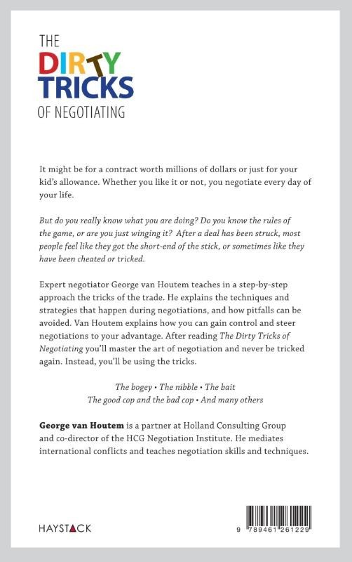 The dirty tricks of negotiating