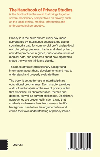 The Handbook of Privacy Studies