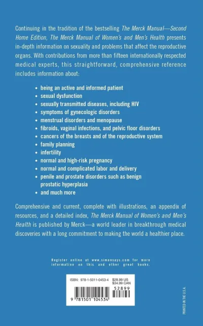 The Merck Manual of Women's and Men's Health
