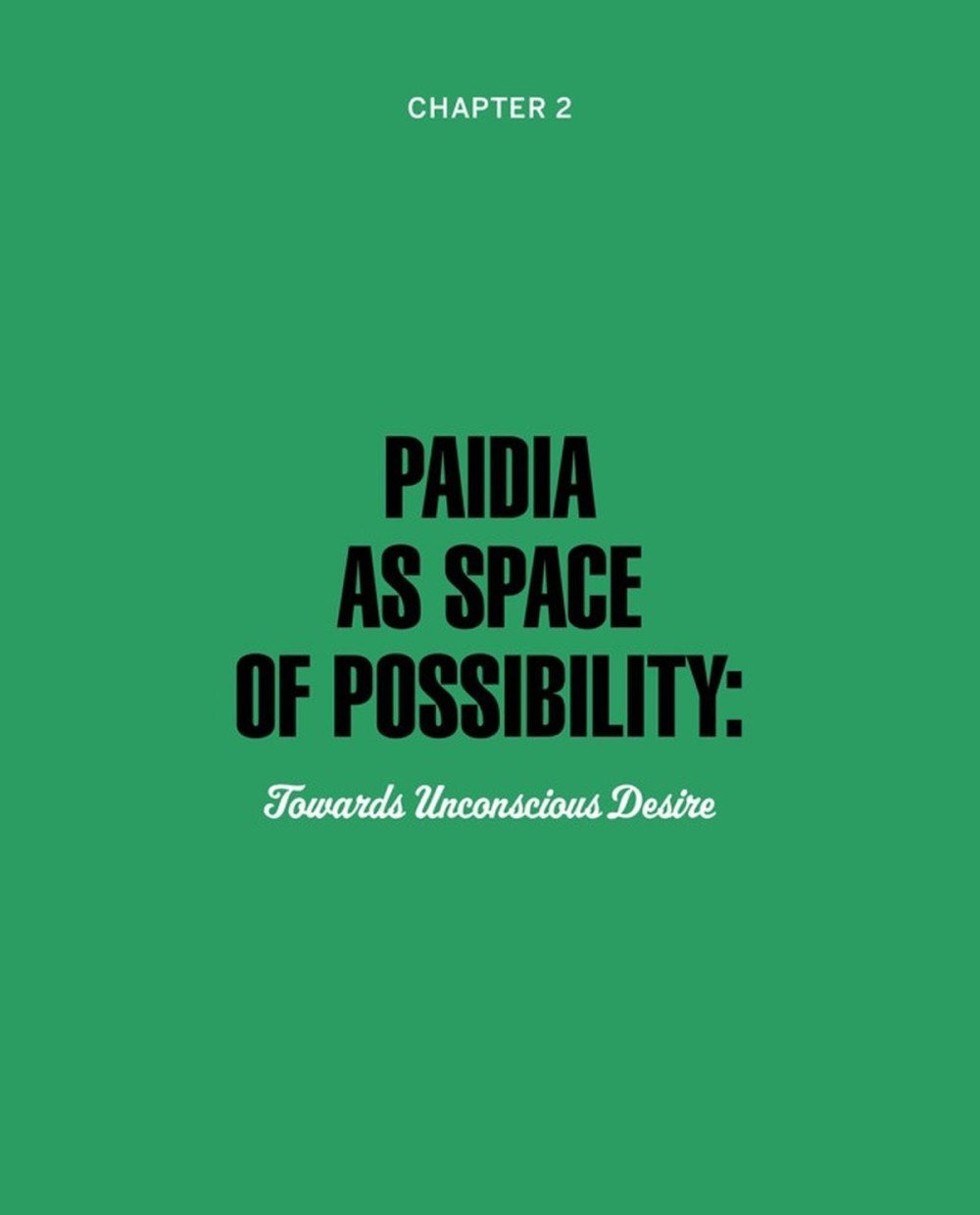 The Paidia Principle
