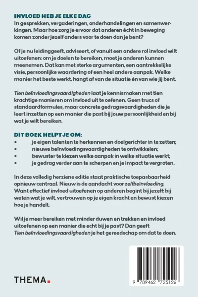 Tien beinvloedingsvaardigheden
